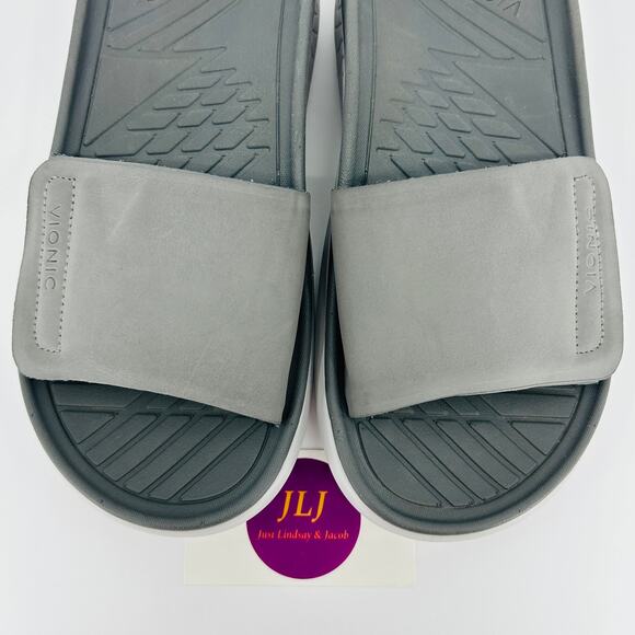 Vionic Women's Rejuvenate Recovery Slide Comfort Sandals Charcoal Vapor Size 8 - Picture 4 of 11